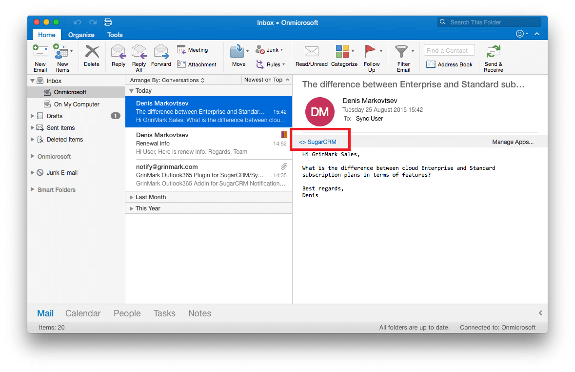 outlook for mac 2016 unsubscribe from all mail